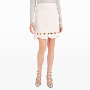 Club Monaco Atrina Pink Scallop Skirt (Size 4)